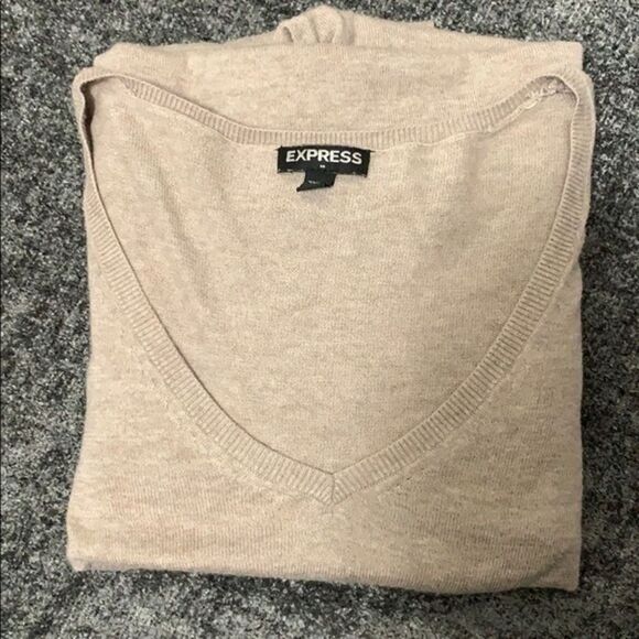 Express light brown sweater with zipper accents - Picture 7 of 7